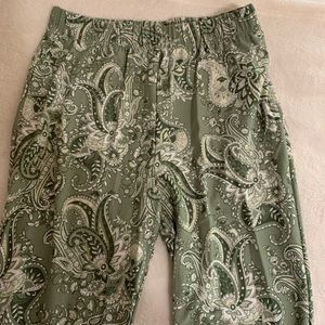 Paisley flare pants